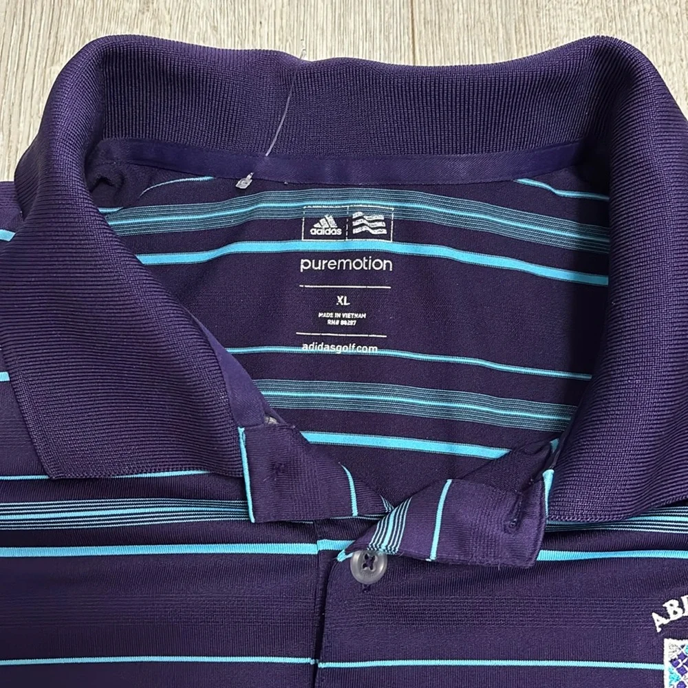 🔥BUNDLESALE XL Adidas pure motion Aberdeen golf club performance polo shirt